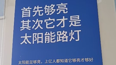 太陽(yáng)能路燈照亮未來(lái)